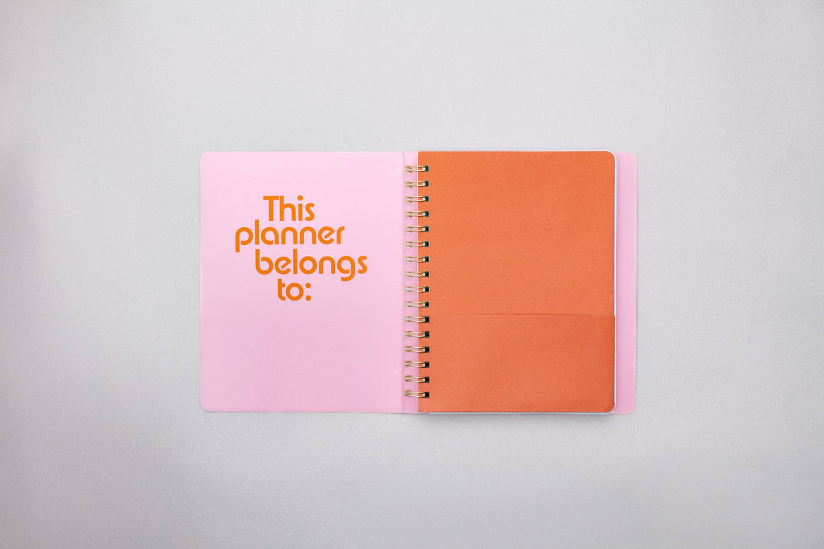 To Do Planner, Blue Floral