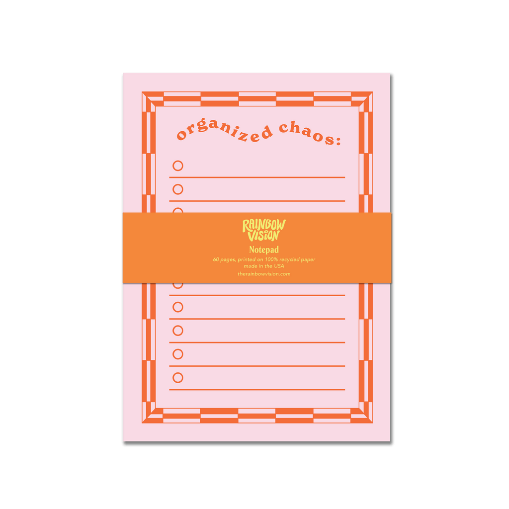 Organized Chaos Notepad
