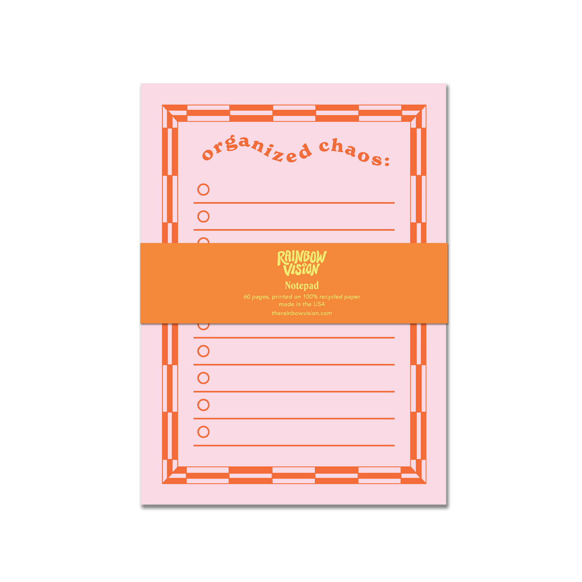 Organized Chaos Notepad