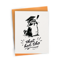Graduating Raccoon - A2 Greeting Card