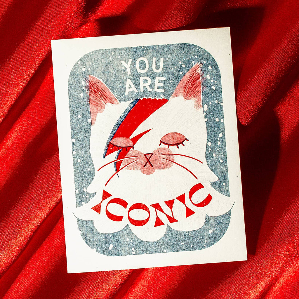 You Are Iconic - Risograph Greeting Card