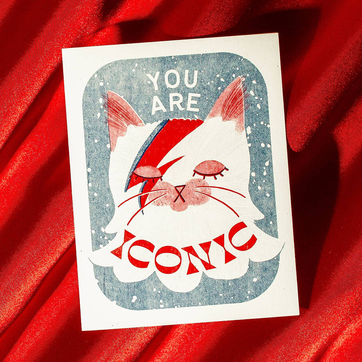 You Are Iconic - Risograph Greeting Card