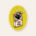 Vinyl Sticker - Flower Box