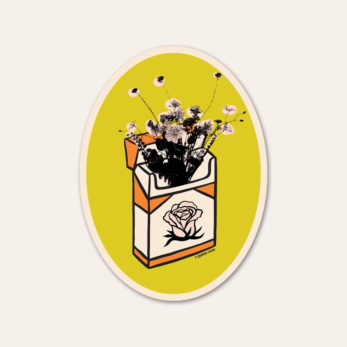 Vinyl Sticker - Flower Box