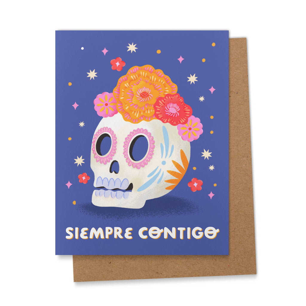 Dia De Los Muertos - Halloween Spanish Greeting Card