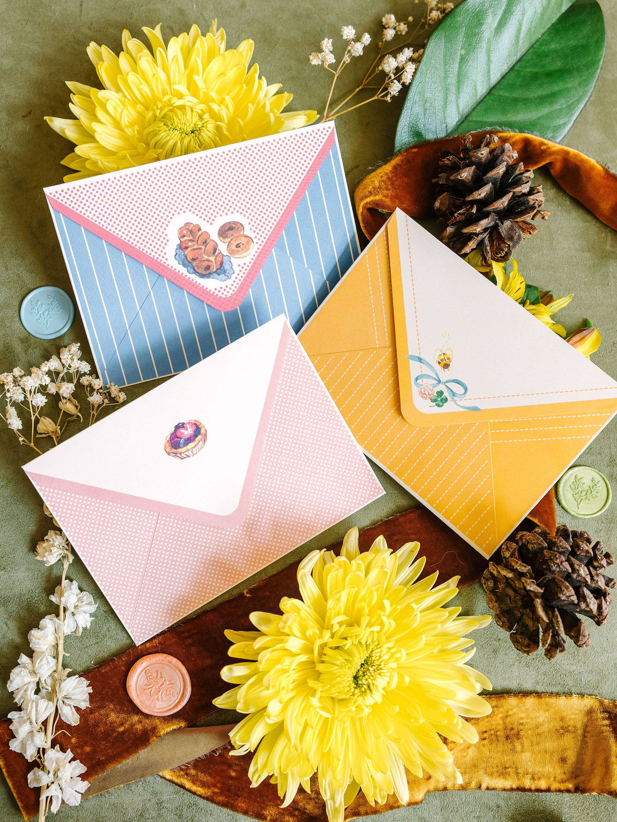 A6 Stationery Set: Sweet Honey & Wild Clover
