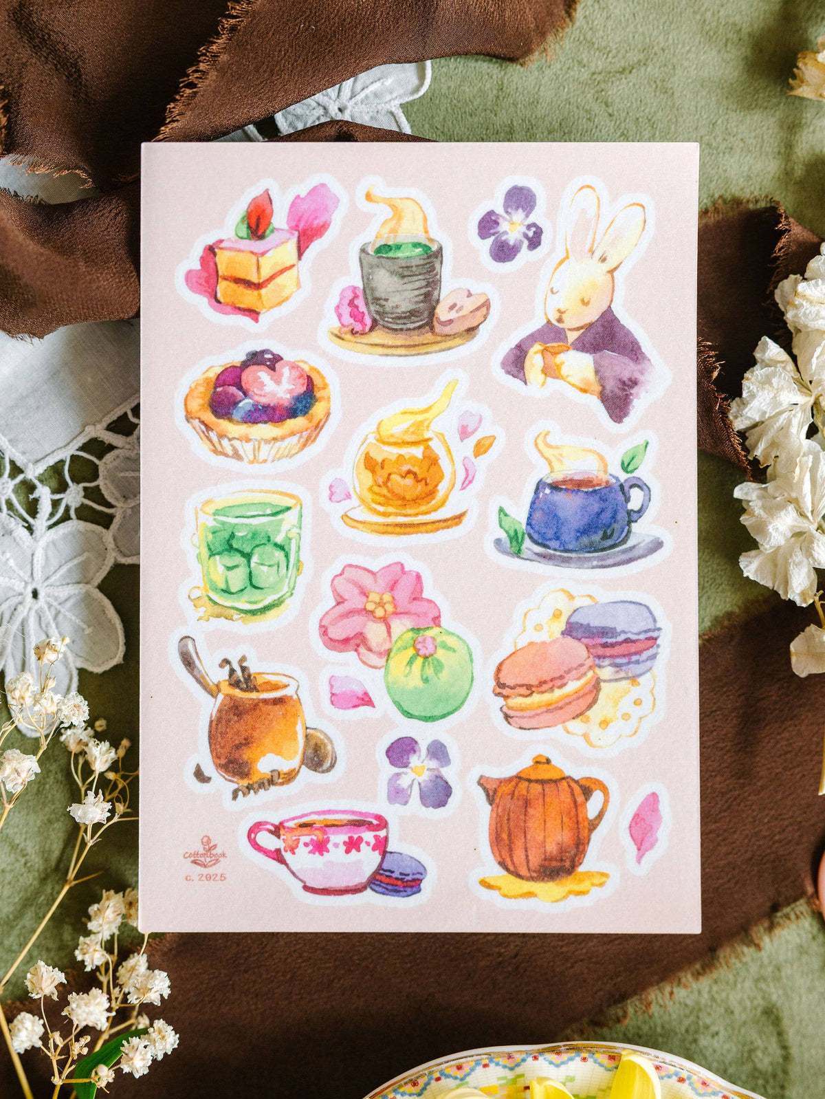 A6 Stationery Set: Secret Tea Shop