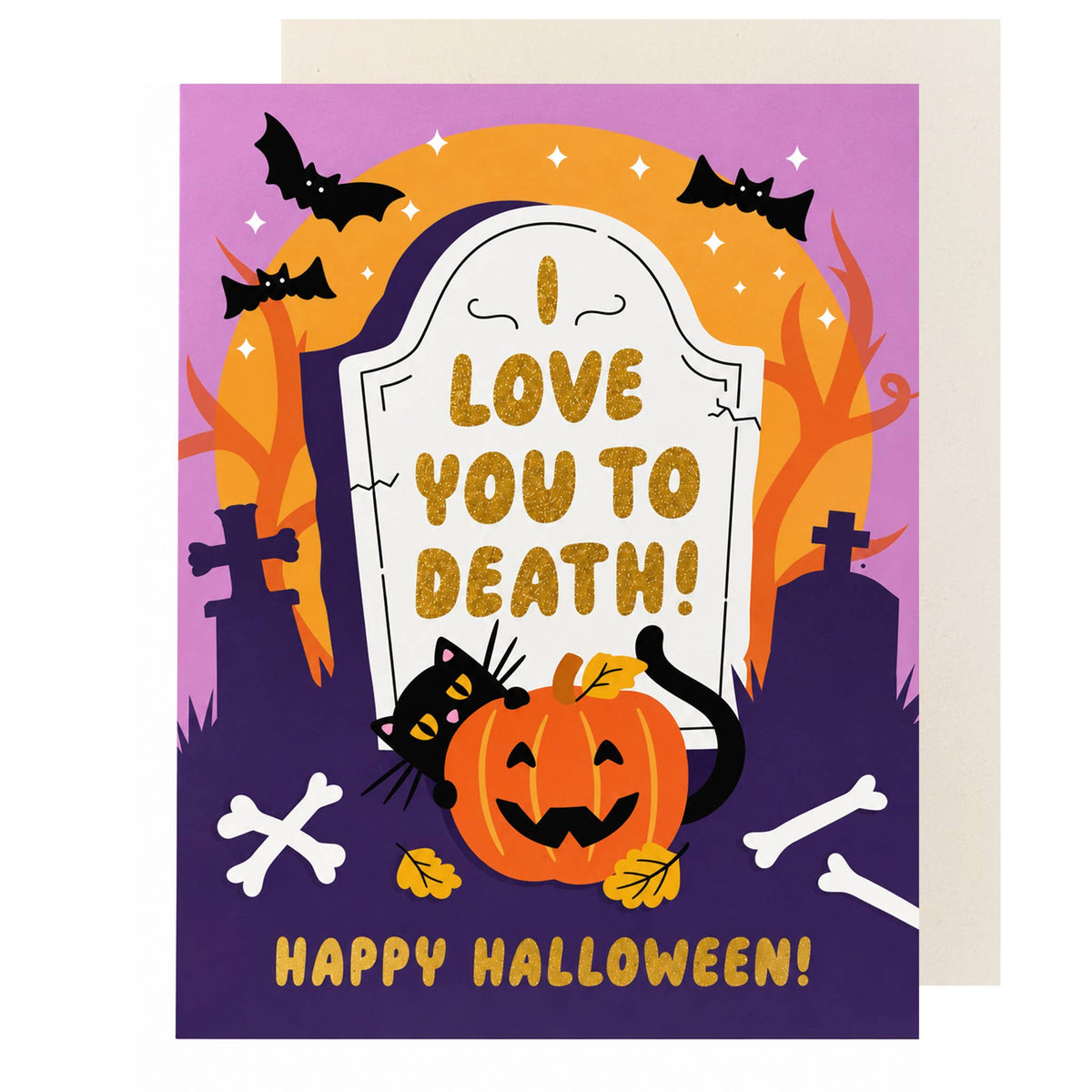 I Love You to Death Halloween Card