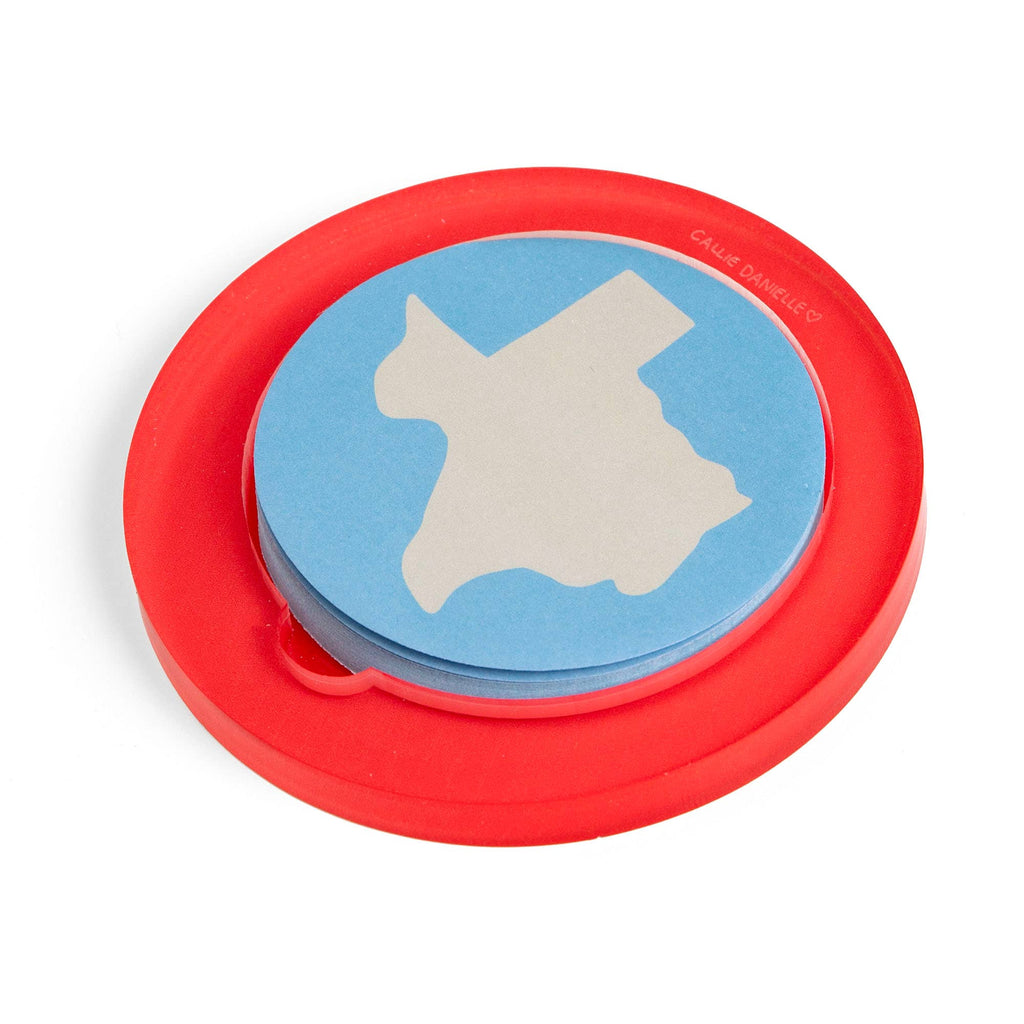 Texas Western Sticky Notes with Acrylic Holder