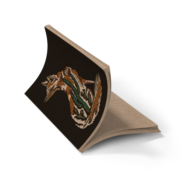 RaycoDesign — Coyote Mirage Kraft Layflat Notebook KLC2311KL